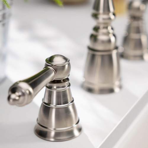 Abode Mayenne Twin Lever  3 Part Mixer Tap