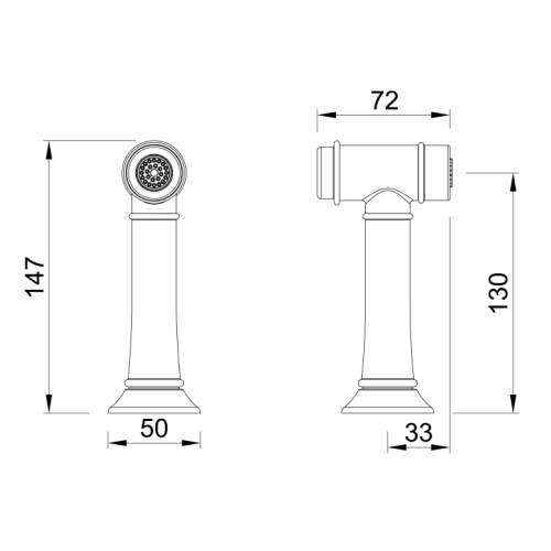 Abode Fenton Pull Out Handspray