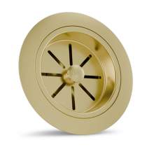 MODWASTE35OEB Bidbury & Co 3.5" Contemporary Brass Waste