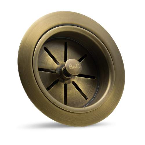 Bidbury & Co 3.5" Contemporary Brass Waste