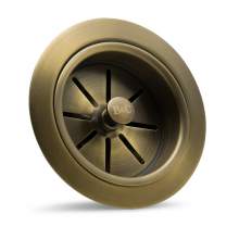MODWASTE35PB Bidbury & Co 3.5" Contemporary Brass Waste