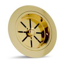MODWASTE35PLB Bidbury & Co 3.5" Contemporary Brass Waste