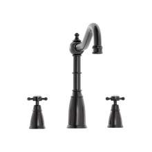 Bidbury and Co Kelston 3 Hole Kitchen Mixer with Crosshead Handles and Country Spout