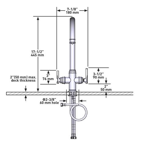 Perrin and Rowe 1925 Southbank 3-in-1 Instant Hot Water Tap