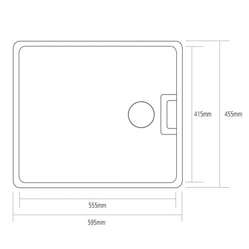 Caple CPBS6 Belfast Kitchen Sink with Weir Overflow