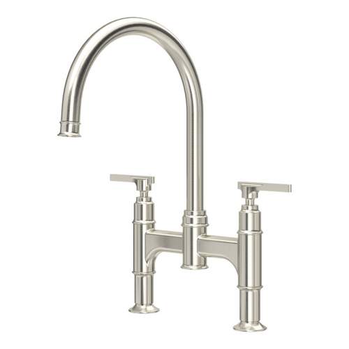 Perrin and Rowe 4996 Southbank Twin Lever Bridge Kitchen Mixer Tap