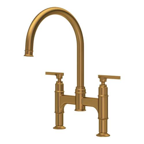 Perrin and Rowe 4996 Southbank Twin Lever Bridge Kitchen Mixer Tap
