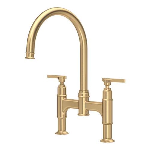 Perrin and Rowe 4996 Southbank Twin Lever Bridge Kitchen Mixer Tap