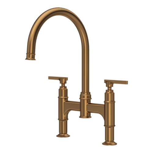 Perrin and Rowe 4996 Southbank Twin Lever Bridge Kitchen Mixer Tap