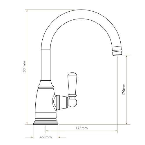 Bidbury and Co MalvernSPA Water Filter Kitchen Tap
