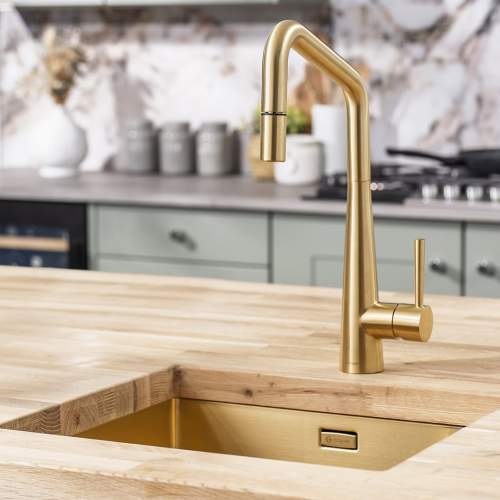Caple Ridley Quad Single Lever Pull Out Kitchen Tap