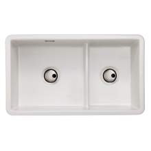 Abode SANDON 1.75 Bowl Ceramic Kitchen Sink