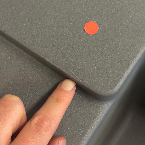 Reginox Harlem 10 Single Bowl Grey Granite Sink - Clearance