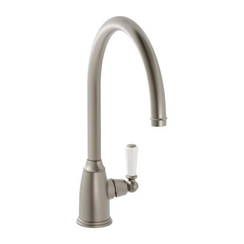Bidbury and Co Malvern Chrome Single Lever Monobloc Tap with Porcelain Handles