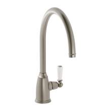 Bidbury and Co Malvern Chrome Single Lever Monobloc Tap with Porcelain Handles