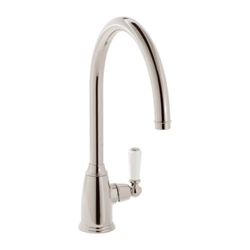 Bidbury and Co Malvern Chrome Single Lever Monobloc Tap with Porcelain Handles