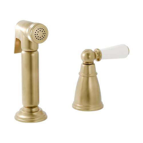 Bidbury and Co Taynton Chrome Independent Pull-Out Spray with Porcelain Lever Handle