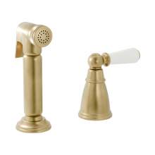 Bidbury and Co Taynton Chrome Independent Pull-Out Spray with Porcelain Lever Handle