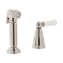 Bidbury and Co Taynton Chrome Independent Pull-Out Spray with Porcelain Lever Handle