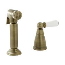 Bidbury and Co Taynton Chrome Independent Pull-Out Spray with Porcelain Lever Handle