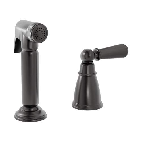 Bidbury and Co Taynton Chrome Independent Pull-Out Spray with Porcelain Lever Handle