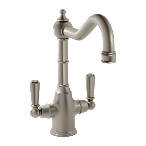 Bidbury & Co Bickton Twin Lever Monobloc Tap with Metal Handles