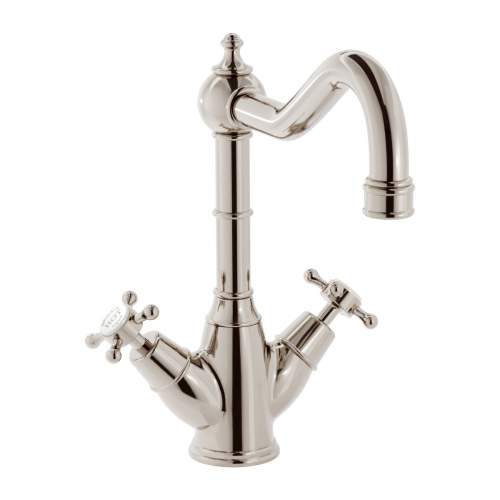 Bidbury & Co Warwick Twin Lever Monobloc Tap with Crosshead Handles