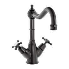 Bidbury & Co Warwick Twin Lever Monobloc Tap with Crosshead Handles