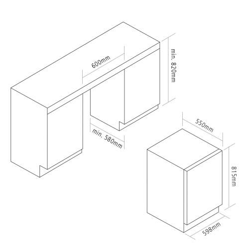 Caple Di655 60cm Fully Integrated Dishwasher