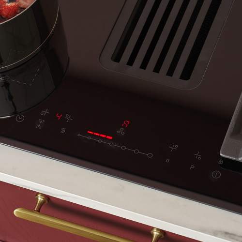 Caple DD782BK 78cm Induction Hob with Downdraft Extractor