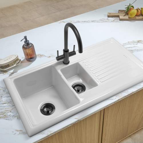 Caple Lamar Monobloc Kitchen Mixer Tap in Matt Black