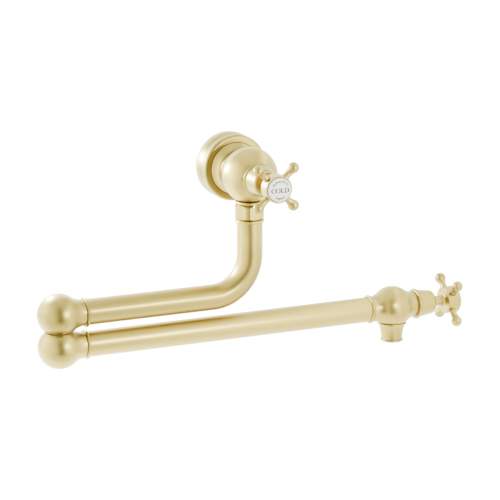 Bidbury & Co Oakridge Twin Lever Pot Filler with Crosshead Handles