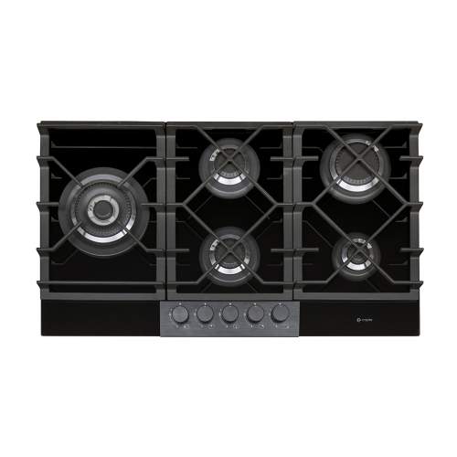 Caple C7895G 87cm Gas On Glass 5 Burner Hob