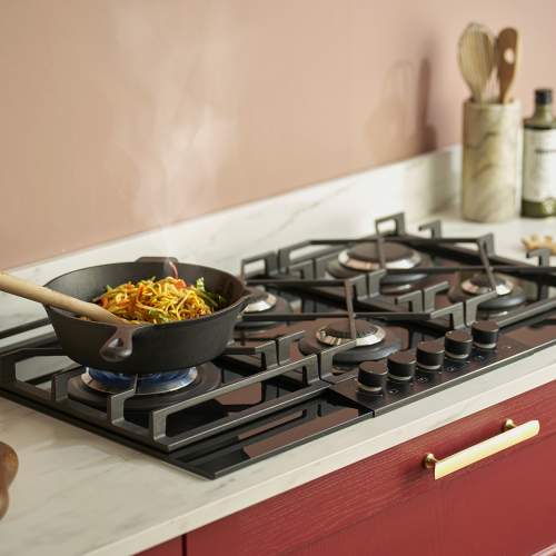 Caple C7895G 87cm Gas On Glass 5 Burner Hob