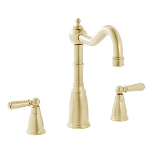 Bidbury & Co Sherston 3 Hole Mixer Tap with Metal Lever Handles