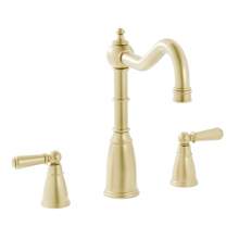 Bidbury & Co Sherston 3 Hole Mixer Tap with Metal Lever Handles