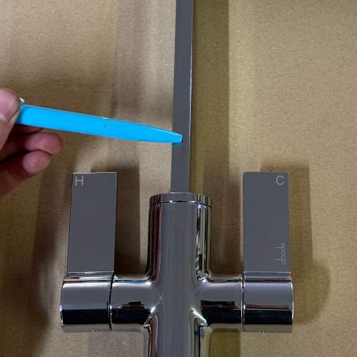 Abode QUANTIC Monobloc Dual Lever Kitchen Tap - Clearance