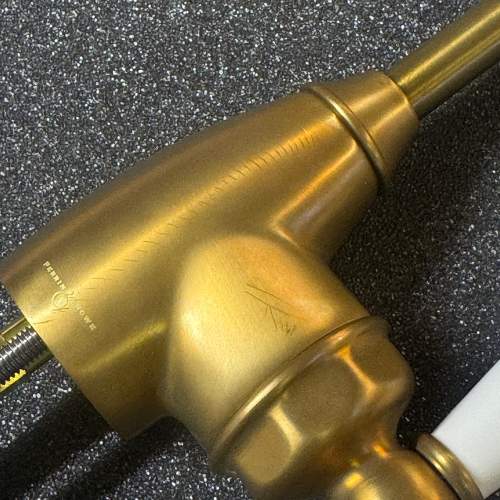 Perrin & Rowe 1605 Aged Brass Phoenician Mini Water Filter Tap - Clearance