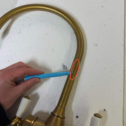 Perrin & Rowe 1937 Phoenician 3-In-1 Aged Brass Instant Hot Water Tap - Clearance