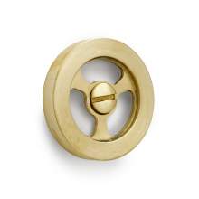 Bidbury and Co Luxury Round Brass Overflow