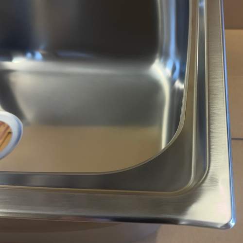 Abode AW5112 Neron Single Large Bowl Stainless Steel Kitchen Sink - Clearance