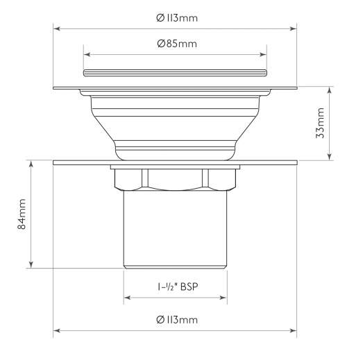 Bidbury & Co Traditional Drip Tray