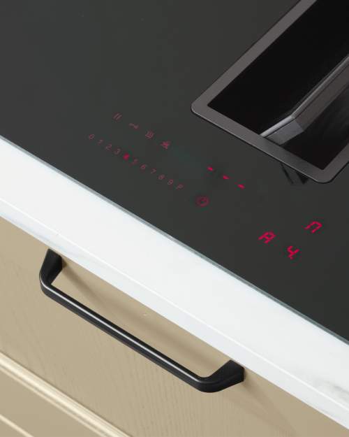 Caple DD832BK 83cm Induction Hob with Downdraft Extractor