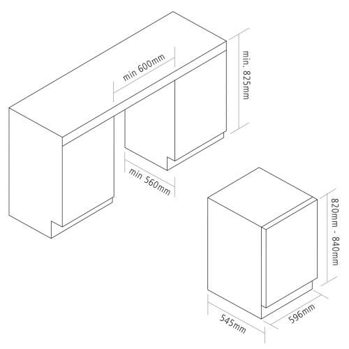 Caple WMi4002 9kg Integrated Washing Machine