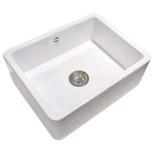 Whitebirk Linear Barley Single Bowl Fireclay Kitchen Sink