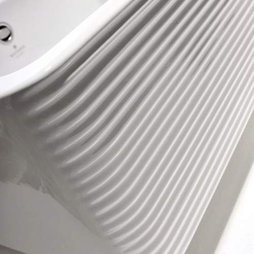 Whitebirk Linear Barley Single Bowl Fireclay Kitchen Sink