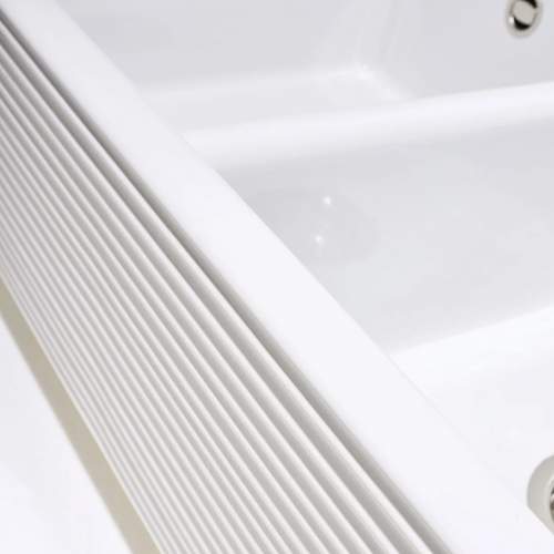 Whitebirk Linear Pendleton Double Bowl Fireclay Kitchen Sink