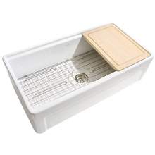 Whitebirk Wycoller Single Bowl Fireclay Kitchen Sink