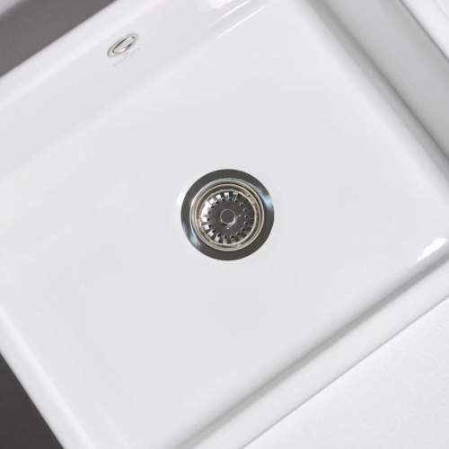 Whitebirk Mellor Single Bowl Fireclay Kitchen Sink
