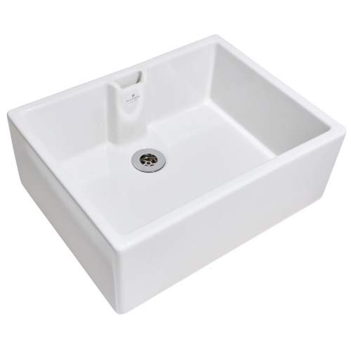 Whitebirk Cleveleys Single Bowl Fireclay Kitchen Sink